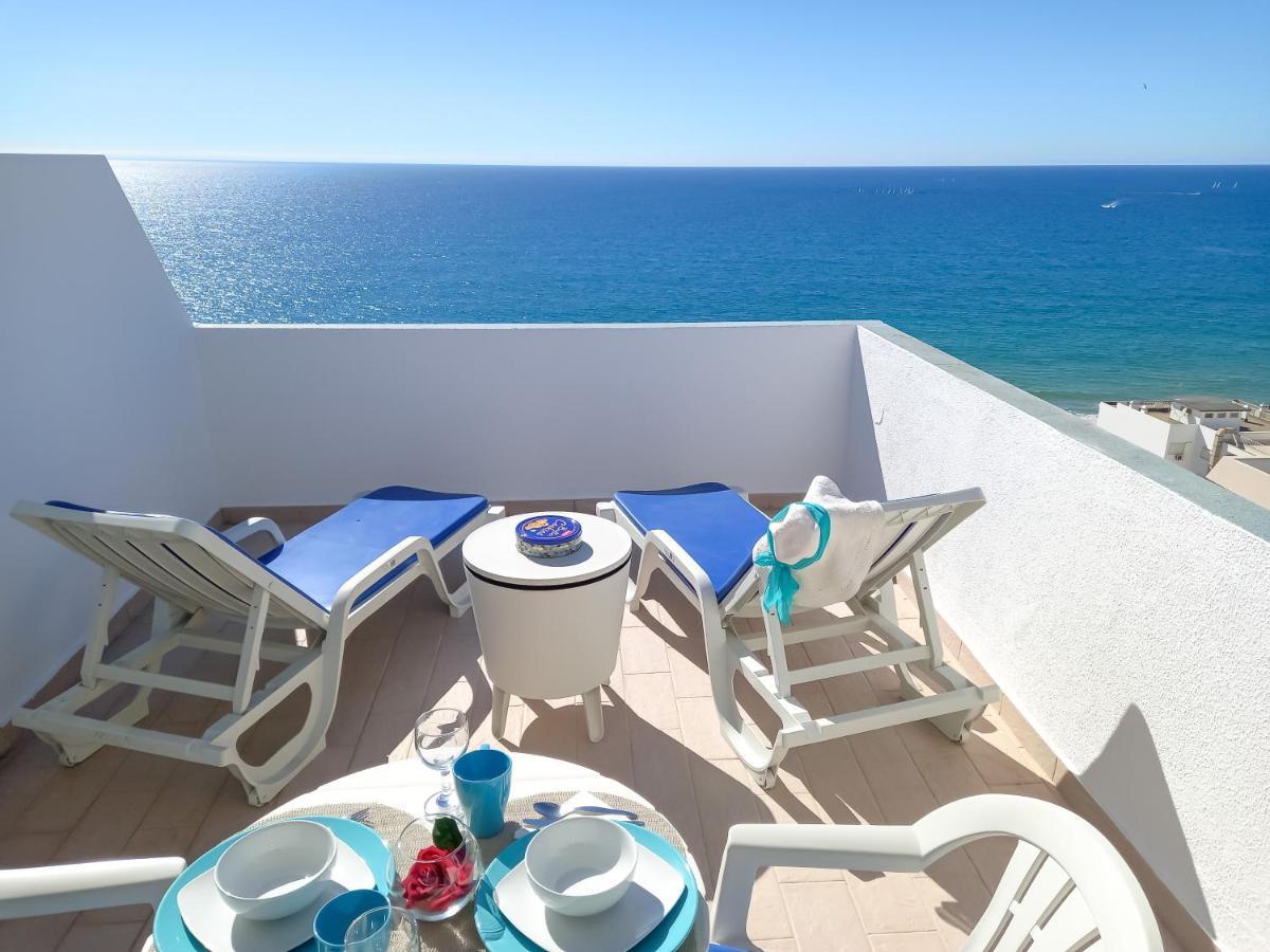 Mira Atlantico 13- Terraco Com Vista Mar E Cidade, Wifi, 80Mt Praia Quarteira Exterior foto
